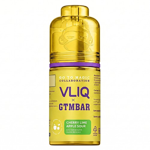 Ароматизатор GTM x VLIQ - Кислая Вишня, Лайм, Яблоко 14мл
